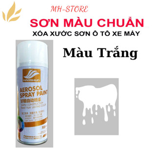 [Chuẩn Màu] Sơn Pha Sẵn ô tô,xe máy - Sơn xịt màu trắng - Sơn xóa vết Trầy xước xe