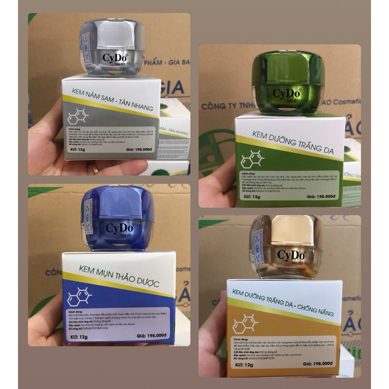 KEM CYDO ĐỦ MẪU 12G