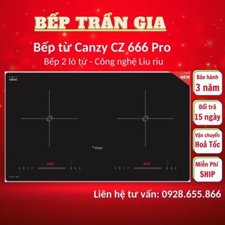 Bếp từ đôi canzy cz 666pro | bếp từ canzy cz ic99plus , công nghệ mạch châu âu