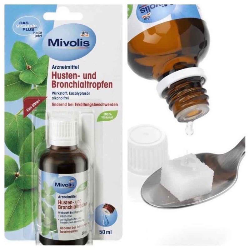 🇩🇪 Dầu bạch đàn (khuynh diệp) - Mivolis