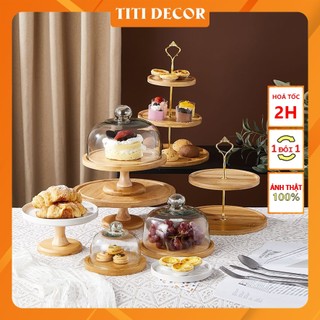 [Tổng hợp Size Lớn] Cake stand TiTi Decor, Khay Đựng Bánh Kem, Khay Đựng Trái Cây Chuyên Dụng