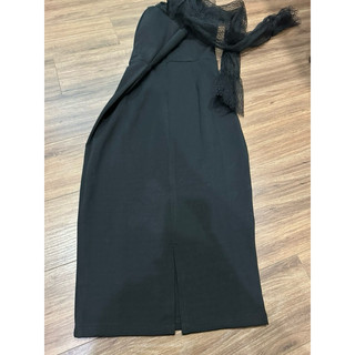 Váy phối ren màu đen new