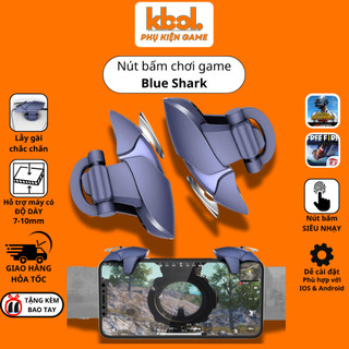 Nút bấm chơi game mobile, làm từ nhựa ABS và kim loại; chơi game Pubg Mobile Free Fire siêu nhạy