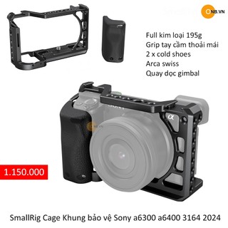Small cage khung bảo vệ sony a6100 a6300 a6400 3164b mới 2024