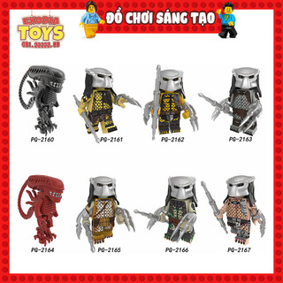 Xếp hình Minifigure Quái vật không gian Alien Vs Predator - Đồ Chơi Lắp Ghép Sáng Tạo - POGO PG8254