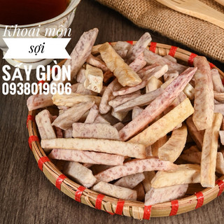500g khoai môn cọng sấy giòn