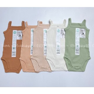 Body chip hai dây, bodysuit sơ sinh 2 dây các hãng xuất xịn sz 3-24m