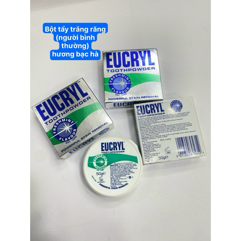 Bột trắng răng #Eucryl của Đức từ năm 1900 - đủ bill