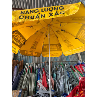 Dù bạt quảng cáo cao 2m5 rộng 2m2 không đế