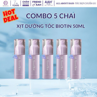 Combo 5 chai xịt dưỡng tóc AAH 50ml