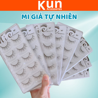 Mi giả tự nhiên 6D Mie 5 cặp cao cấp chính hãng KUN chuyên dùng cho makeup