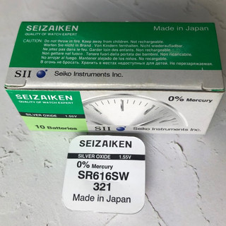Viên pin Seizaken SR616SW 616 SR616 321 Nhật Bản.