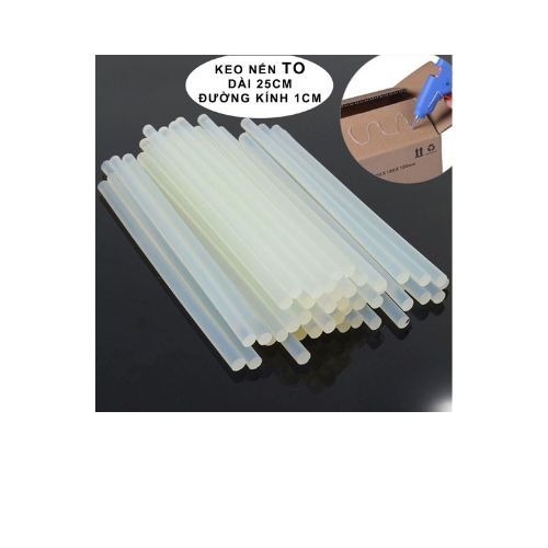 Sỉ combo 50 cây keo nến silicon loại to và keo nến silicon nhỏ cao cấp