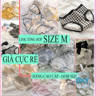 [MỀM MẠI - CO GIÃN TỐT] Quần Lót Cotton Màu Trơn Thời Trang Cho Nữ SizeM