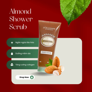 Gel tắm Hạnh nhân tẩy tế bào chết - Almond Shower Scrub L'Occitane