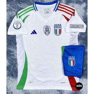 Bộ Áo bóng đá Ý -italia mùa giải 2025 - 2024 hàng Thailand chuẩn thi đấu bản Fan.