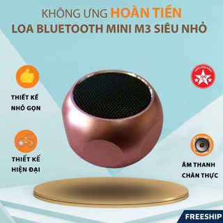Loa Bluetooth Mini Siêu Nhỏ 🚚 FREE SHIP🚚  Loa bluetooth mini M3 nghe nhạc không dây hàng chính hãng