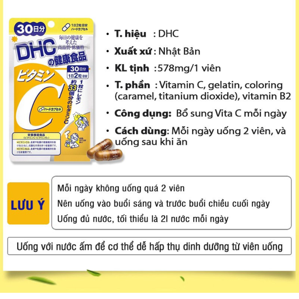 Combo Viên uống Trắng da DHC giúp làn da căng mịn, trắng sáng tự nhiên - DHC