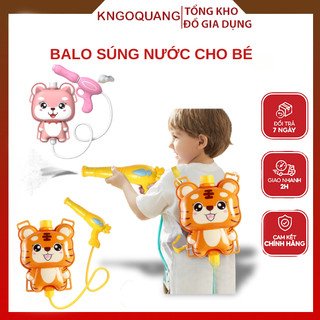 Súng nước balo đồ chơi trẻ em súng nước dung tích lớn