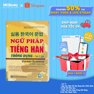 Sách - Ngữ pháp tiếng Hàn thông dụng (sơ cấp) - Korean Grammar in use Beginning Mcbooks