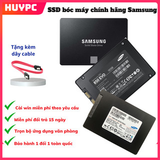 Ổ cứng ssd samsung 120g cũ sức khoẻ tốt + cài win miễn phí + tặng cable sata