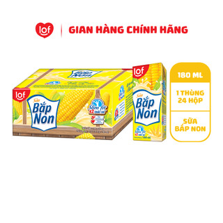 Sữa bắp non LOF thùng 24 hộp x 180ml