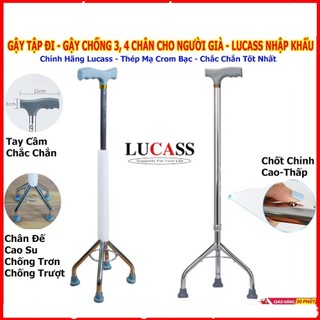 GẬY CHỐNG CHO NGƯỜI GIÀ 3 CHÂN, 4 CHÂN LUCASS