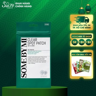 Miếng dán giảm mụn some by mi clear spot patch 18 miếng
