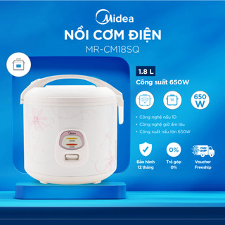 Nồi cơm điện 1.8l midea mr-cm18sq- hàng chính hãng