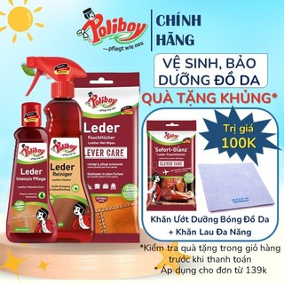 Làm Sạch và Bảo Dưỡng Đồ Da, Giày Da, Bốt Da, Túi Da POLIBOY Chống Mốc Đồ Da, Làm Sạch Túi Da, Làm Bóng Giầy Da