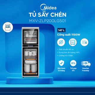 Tủ sấy chén midea mxv-zlp200lg501 - hàng chính hãng