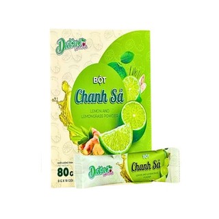 Bột chanh sả DATINO giải khát, mát gan, tăng đề kháng, giảm nhiệt miệng hộp 10 gói