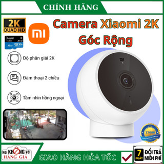 Camera Xiaomi 2K góc rộng kháng nước ip67 trong nhà ngoài trời Siêu nét, phát hiện chuyển động, đàm thoại 2 chiều BH 24T