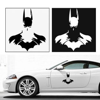 Tem Dán Xe, Trang Trí Nắp Bình Xăng Ô Tô Batman Vs Joker - Decal Hình Đôi Cánh Lồng Logo Hãng Xe [Hàng Loại Đẹp]