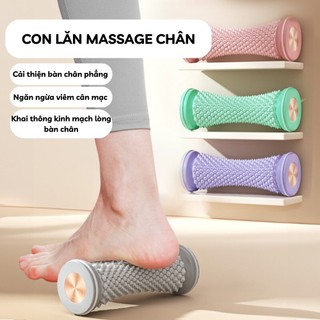 Con lăn massage bàn chân Foot Roller, Thư giãn bấm huyệt bàn chân giảm căng thẳng mệt mỏi