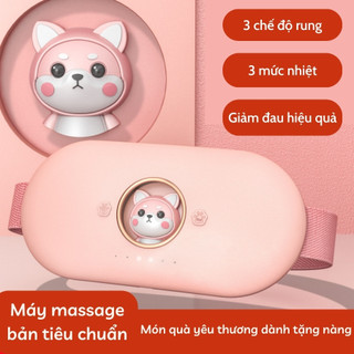 Máy massage giảm đau bụng kinh, Đai chườm ấm giảm đau bụng kinh nguyệt cho bạn gái, Bảo hành 6 tháng