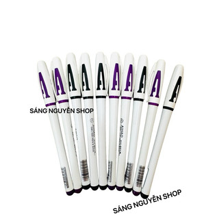 Bút viết gel chữ a aihao ah-801a mực xanh / tím / đỏ / đen ngòi 0.5mm