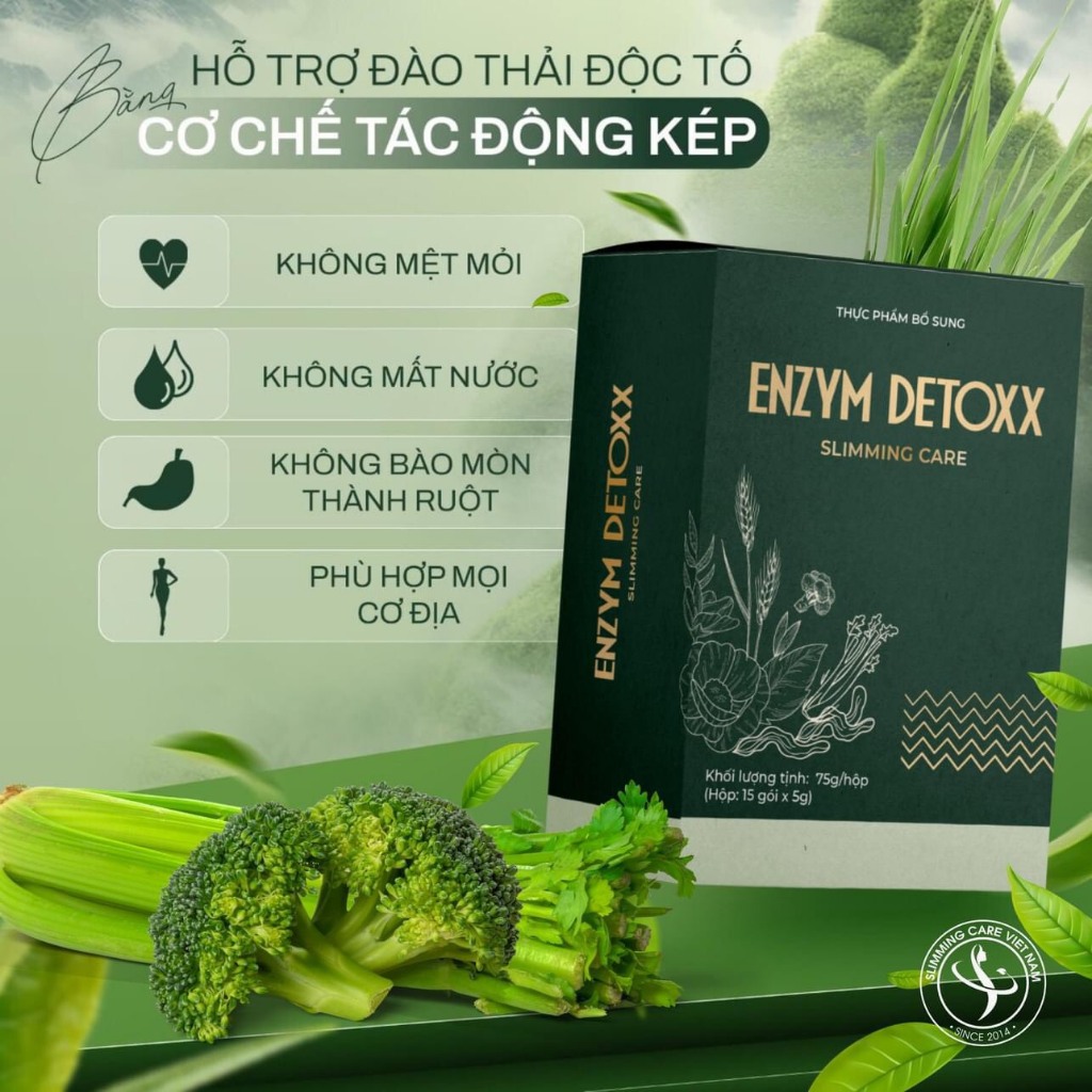 Enzym Detoxx Slimming Care Giúp Detox Thanh Lọc Cơ Thể Thải Độc Hỗ Trợ Tiêu Hóa Giảm Cân Cấp Tốc