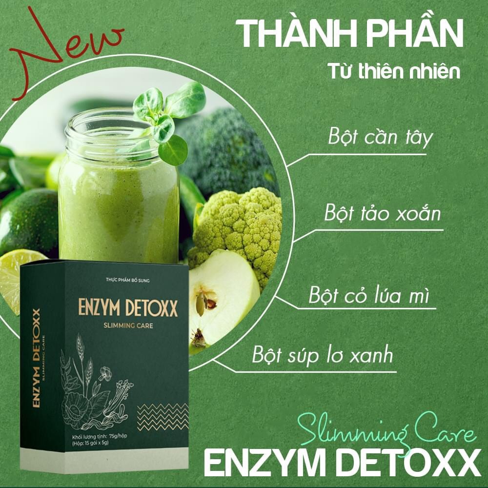 Enzym Detoxx Slimming Care Giúp Detox Thanh Lọc Cơ Thể Thải Độc Hỗ Trợ Tiêu Hóa Giảm Cân Cấp Tốc