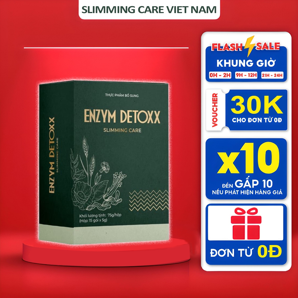 Enzym Detoxx Slimming Care Giúp Detox Thanh Lọc Cơ Thể Thải Độc Hỗ Trợ Tiêu Hóa Giảm Cân Cấp Tốc