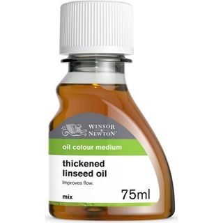 Dầu lanh đặc pha sơm dầu winsor & newton thickened linseed oil chai 75ml