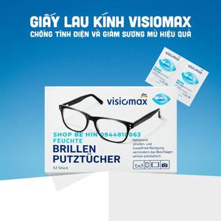 Giấy lau kính Visiomax Brillenputztücher- 52 tờ
