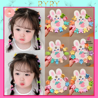 Set 10 Kẹp tóc mini đủ màu sắc phong cách Hàn quốc cho bé - Kẹp tóc cho bé