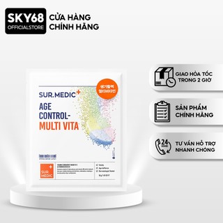 Mặt nạ dưỡng trắng, ngừa lão hóa da sur.medic+ age control- multi vita mask 30g - multi vita