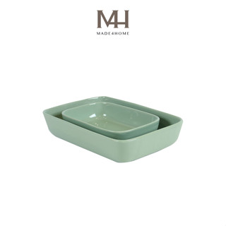 Khay nướng bánh chữ nhật Cactus bằng gốm chịu nhiệt cao Made4Home