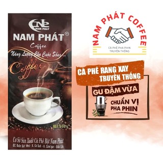 1kg cà phê rang mộc bột pha phin - cafe nam phát - bán tại tphcm