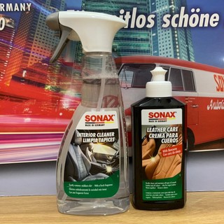 Combo làm sạch bảo dưỡng, làm mới nội thất xe ô tô - SONAX
