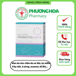 Men vi sinh da Wellforce probiotics AAP 2 hộp 30 gói