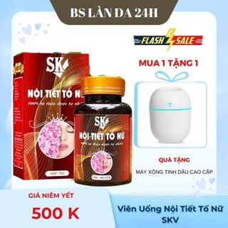 ✅CHÍNH HÃNG SKV - Viên Uống Nội Tiết Tố SKV giữ gìn thanh xuân mẫu mới nhất