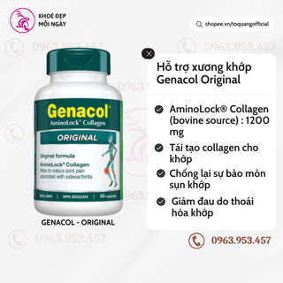 Genacol Original thực phẩm cho xương khớp, bảo vệ sức khỏe - Canada